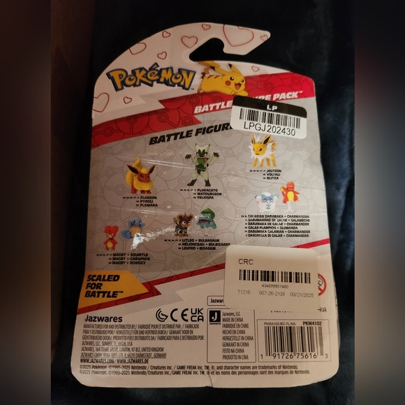 POKEMON, SCALED FOR BATTLE, 2 FIGURES - Picture 2 of 3